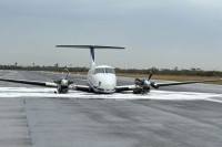 Aterriza de emergencia avioneta del Gobierno de SLP en Reynosa