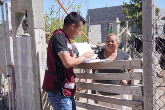 Avanza programa Piso Firme en Nuevo Laredo para mejorar la calidad de vida de las familias