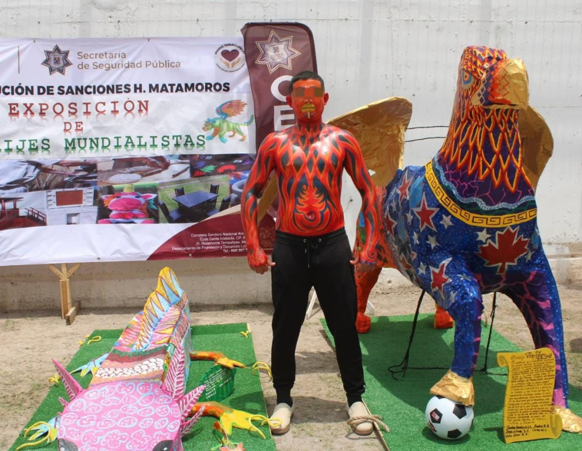 Participan CEDES Matamoros y Altamira en convocatoria nacional de elaboración de alebrijes mundialistas