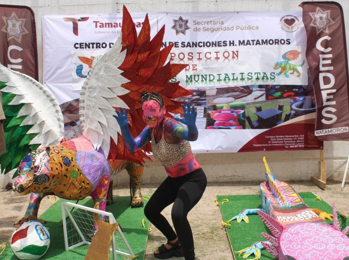 Participan CEDES Matamoros y Altamira en convocatoria nacional de elaboración de alebrijes mundialistas