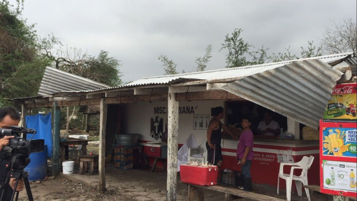 Tornado genera daños en municipios del norte de Veracruz