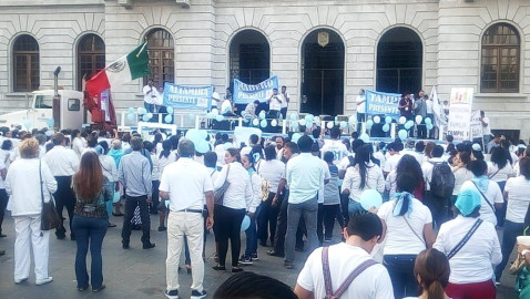 Marchan en Tampico en contra del aborto y legalización de la marihuana 