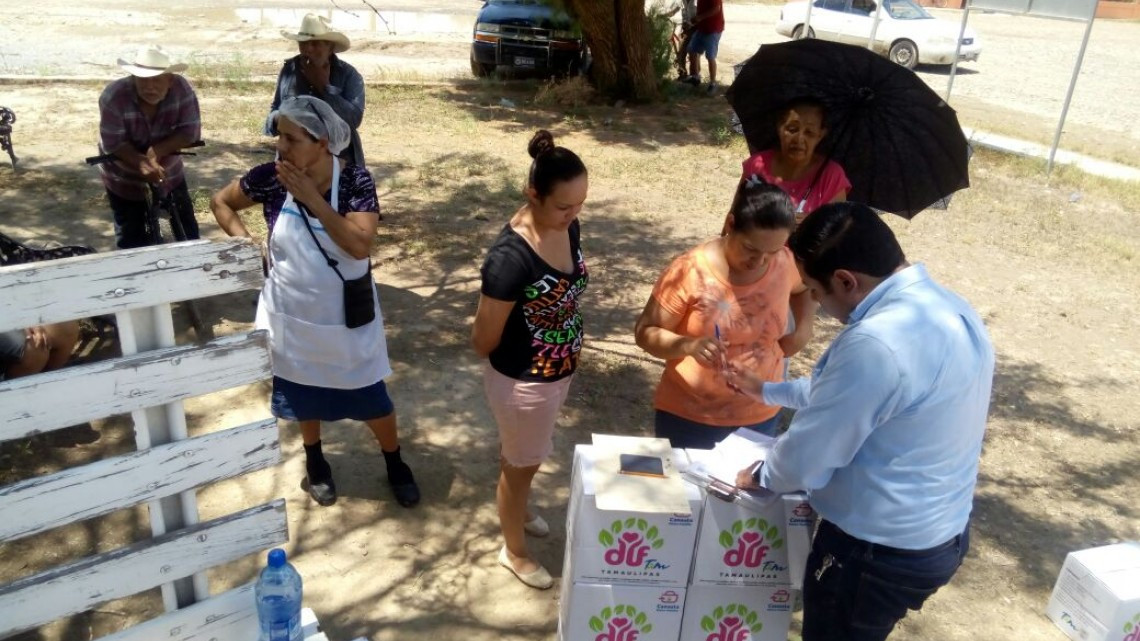 DIF Tamaulipas da apoyos de la Canasta Básica Familiar
