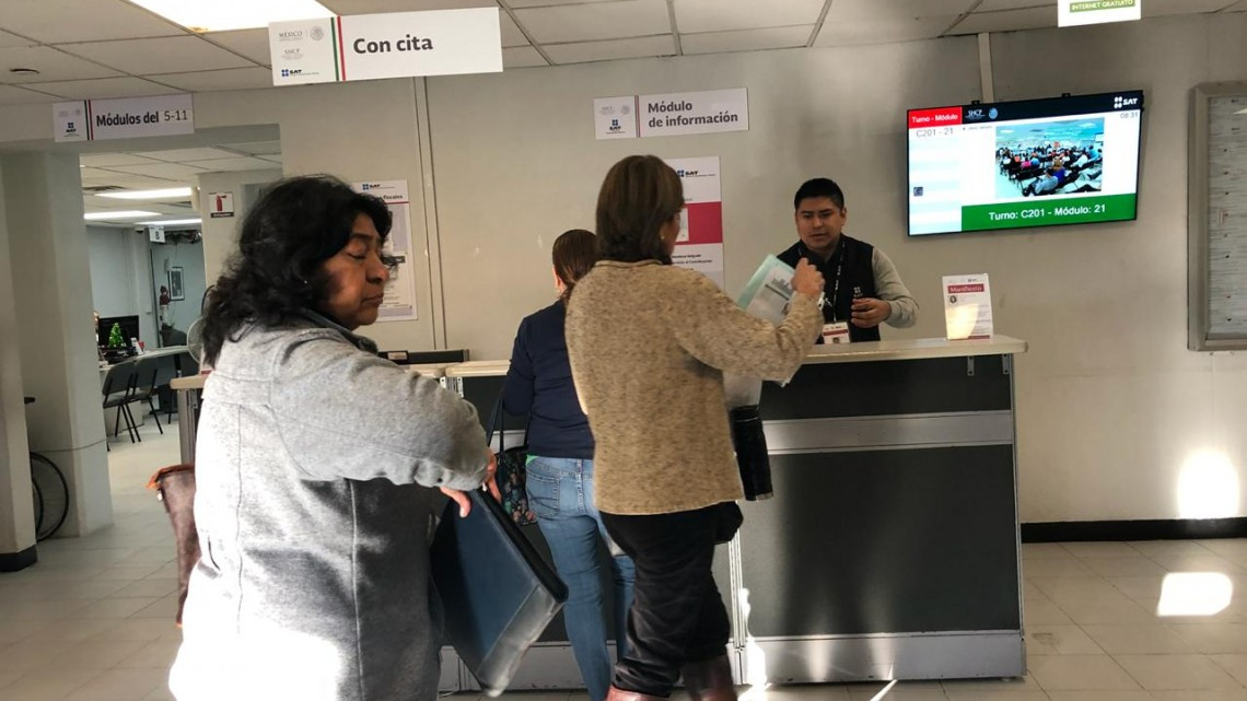 Dejan al SAT de Matamoros con 17 trabajadores