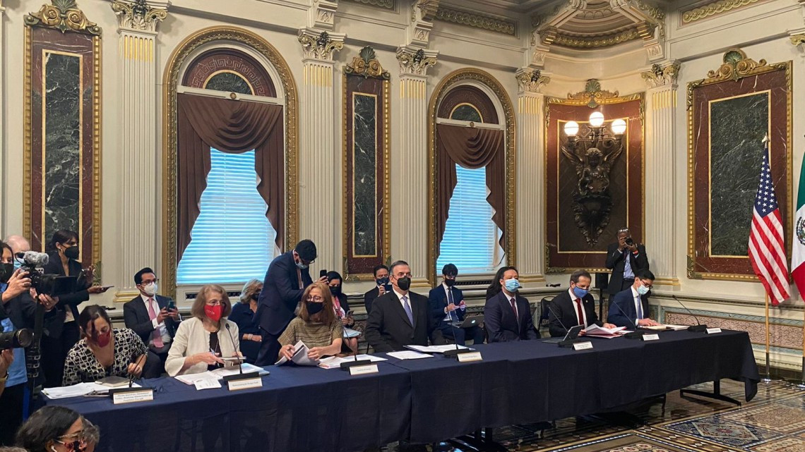 Se reúne Delegación Mexicana del Gobierno Federal con funcionarios de EU en Washington 