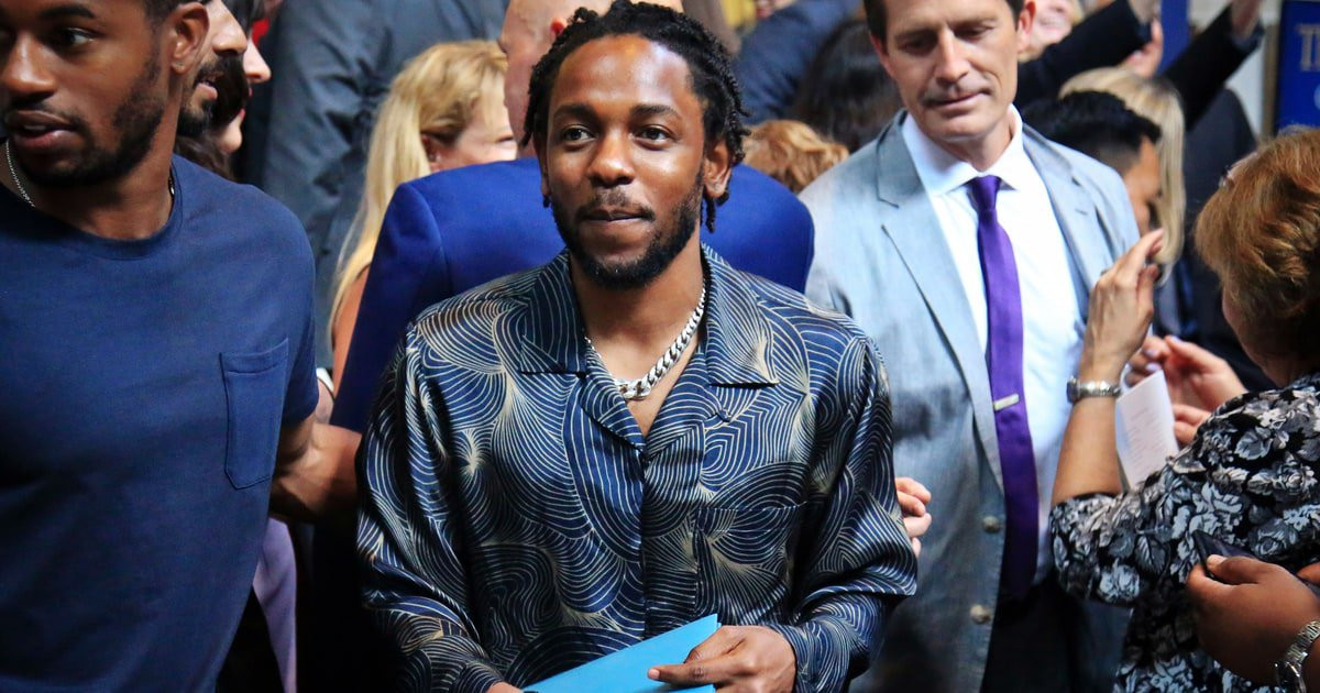 Kendrick Lamar acepta el Premio Pulitzer