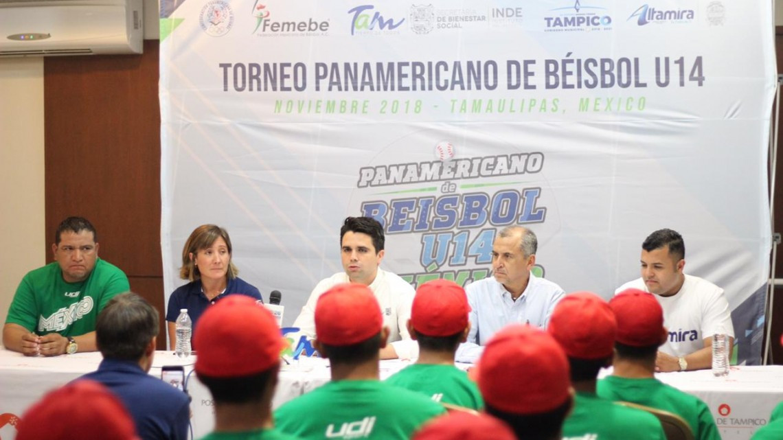 Tamaulipas recibe el Campeonato Panamericano de béisbol U14