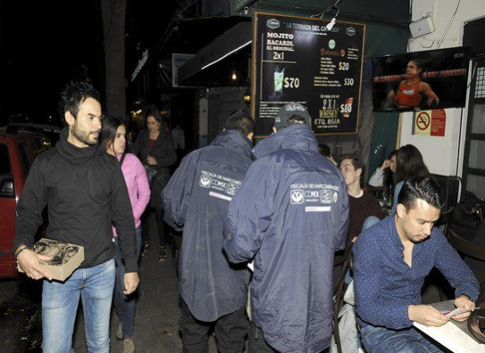 Clausura dos bares en la delegación Cuauhtémoc