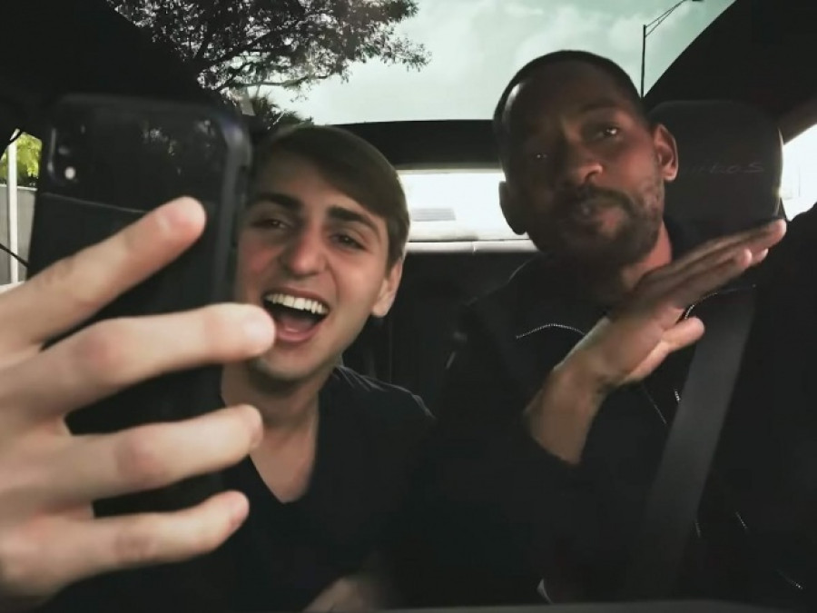 Will Smith sorprende a sus fans siendo su chofer por un día