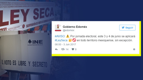 Aplican 'ley seca' en el Estado de México por jornada electoral