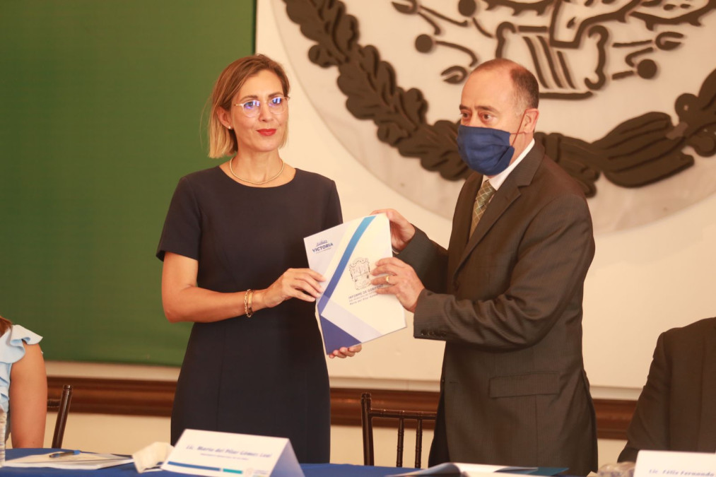 Presenta Pilar Gómez informe de sus 11 meses al frente de  Victoria 
