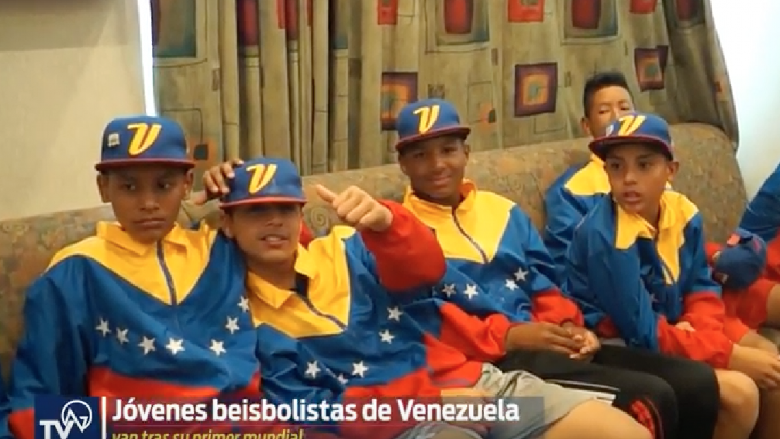 Pequeños de Venezuela buscan su primer mundial de béisbol