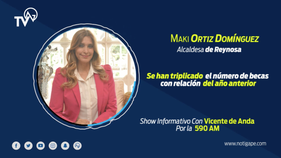 Se han triplicado el número de becas con relación del año anterior: Maki Ortiz