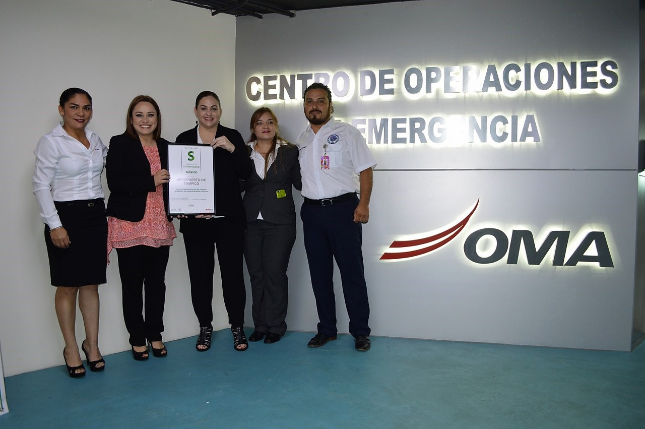 Obtiene el Aeropuerto de Tampico el Distintivo “S”