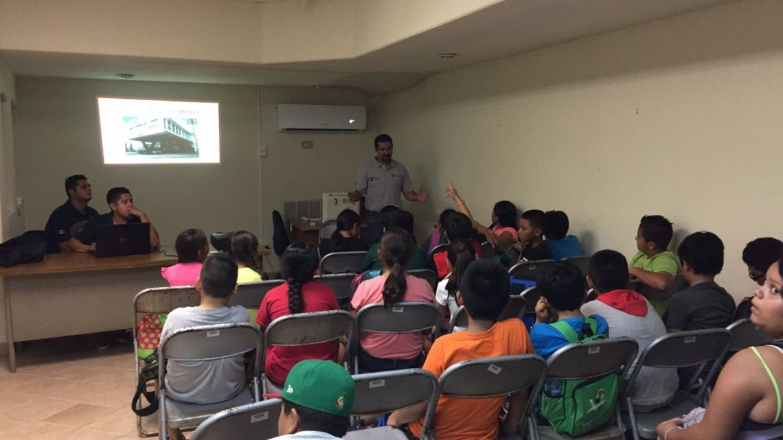Imparte PC pláticas a niños para prevenir accidentes