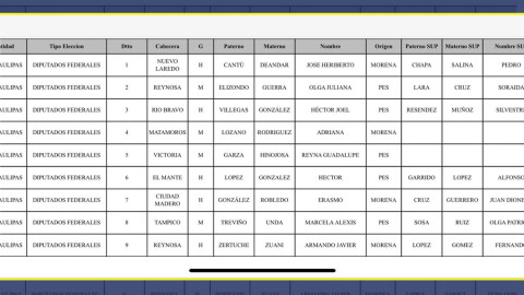 Juntos Haremos Historia define candidatos a diputados en Tamaulipas