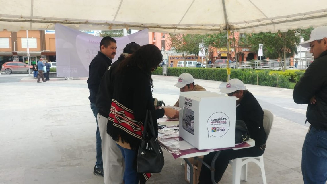 Responde ciudadanía reynosense a la consulta del NAICM