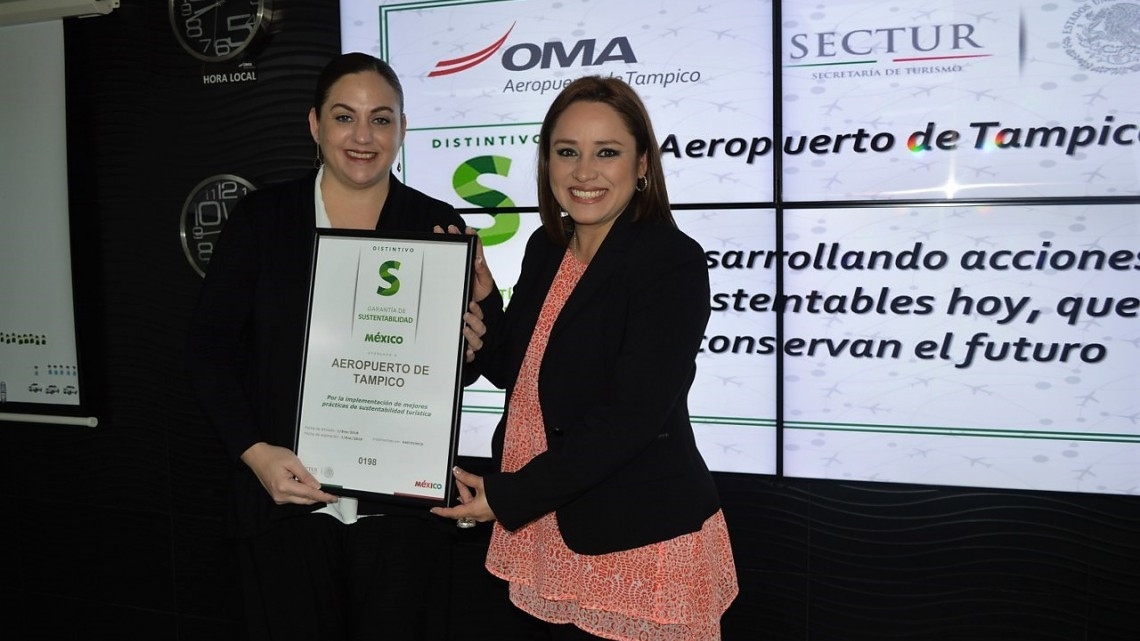 Obtiene el Aeropuerto de Tampico el Distintivo “S”