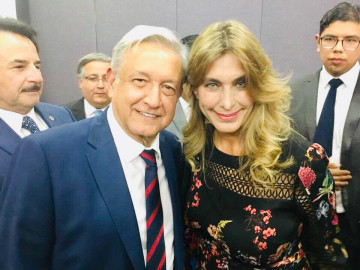 Se reúne Maki Ortiz Domínguez con Andrés Manuel López Obrador