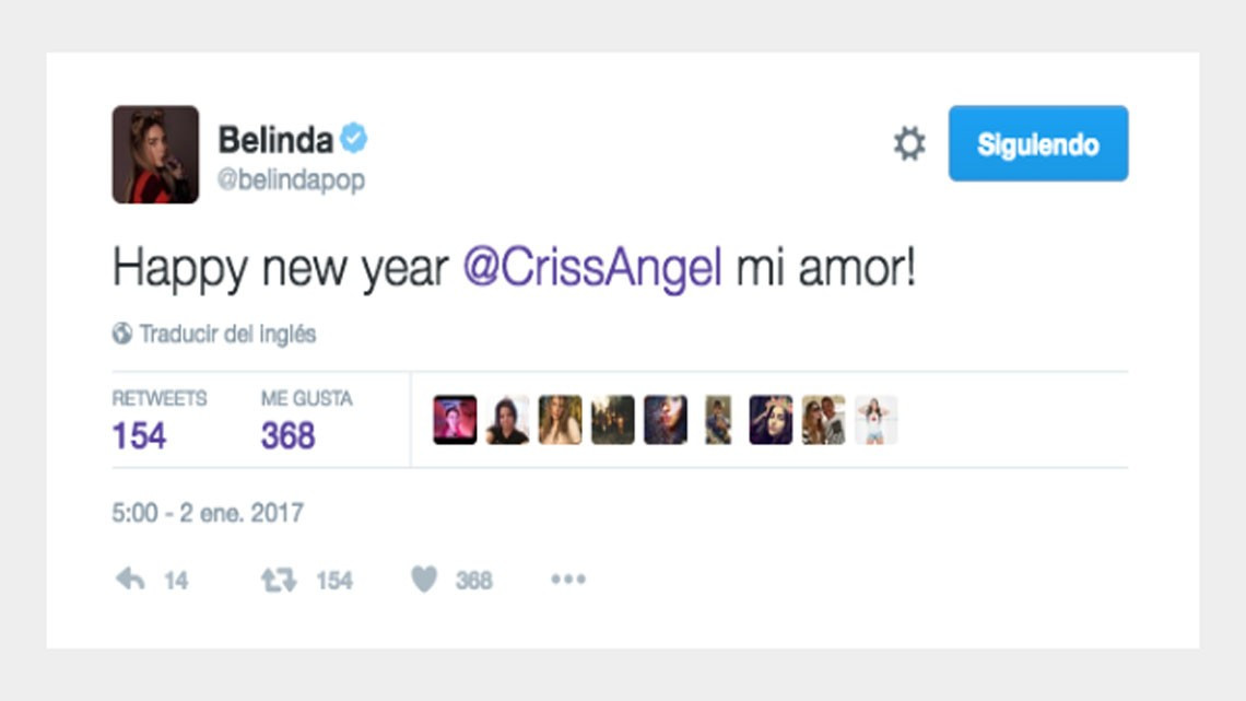 Belinda y Criss Angel ya no esconden su amor