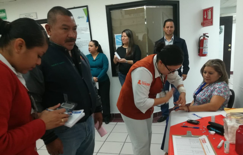 Atienden salud de empleados y usuarios en COMAPA