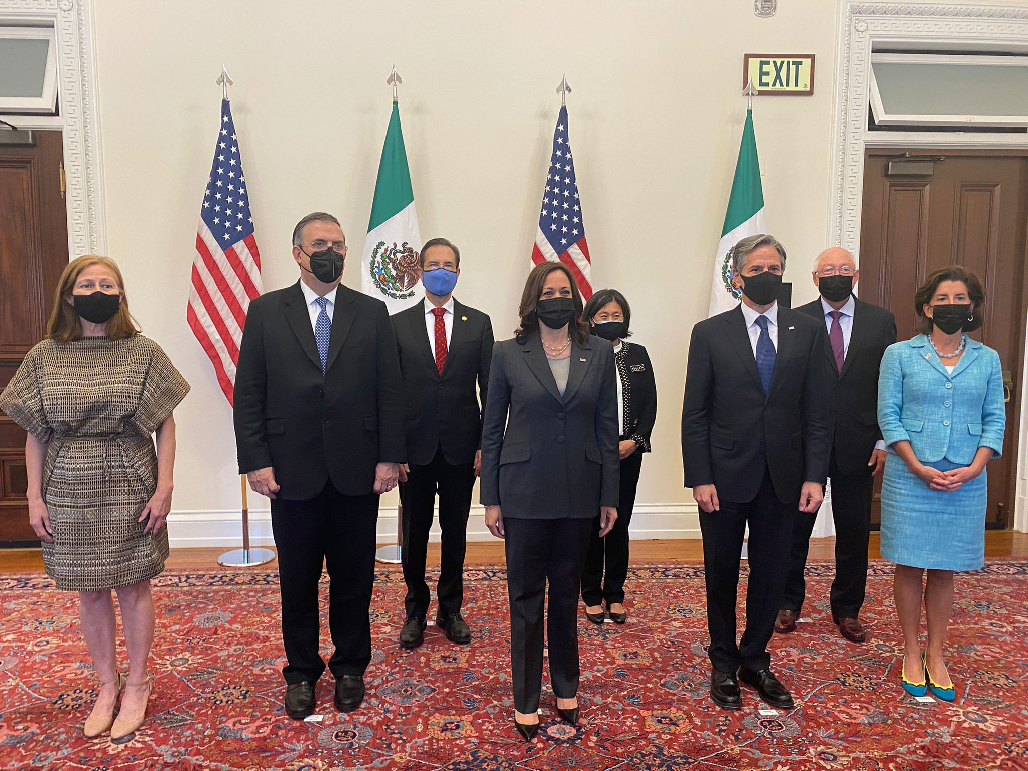 Se reúne Delegación Mexicana del Gobierno Federal con funcionarios de EU en Washington 