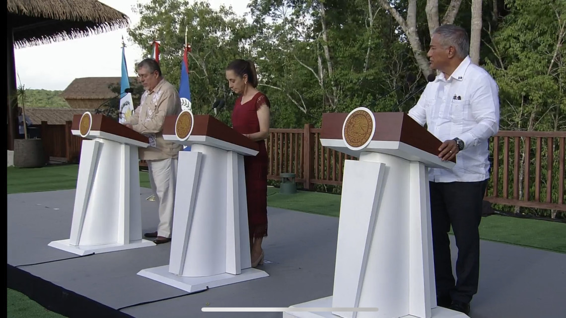 México, Belice y Guatemala firman acuerdo para crear el Corredor Biocultural de la Gran Selva Maya