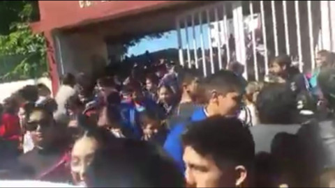 A punto de estallar la violencia en la secundaria 7 por alumnos de la técnica 52 en Tampico