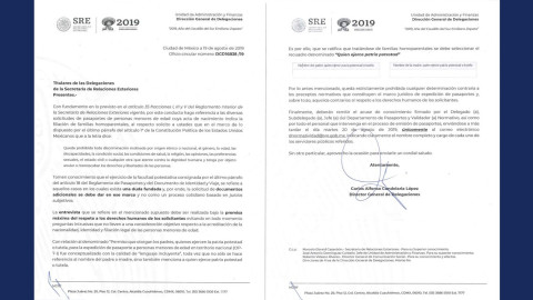 Joy Huerta agradece pronta respuesta de SRE tras ser discriminada