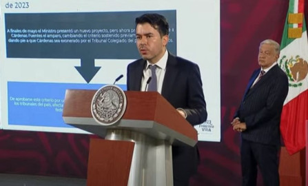 Expone AMLO que la SCJN podría beneficiar al tío de Cárdenas Palomino, acusado de enriquecimiento ilícito