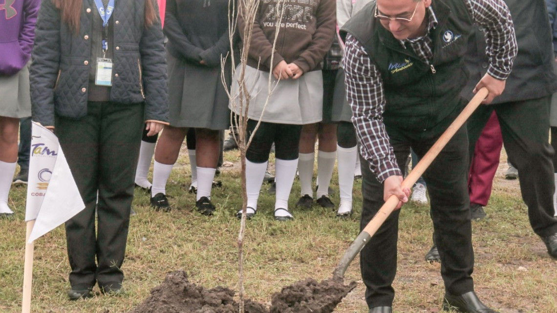 Arrancan Municipio y COBAT Reforestación 2018
