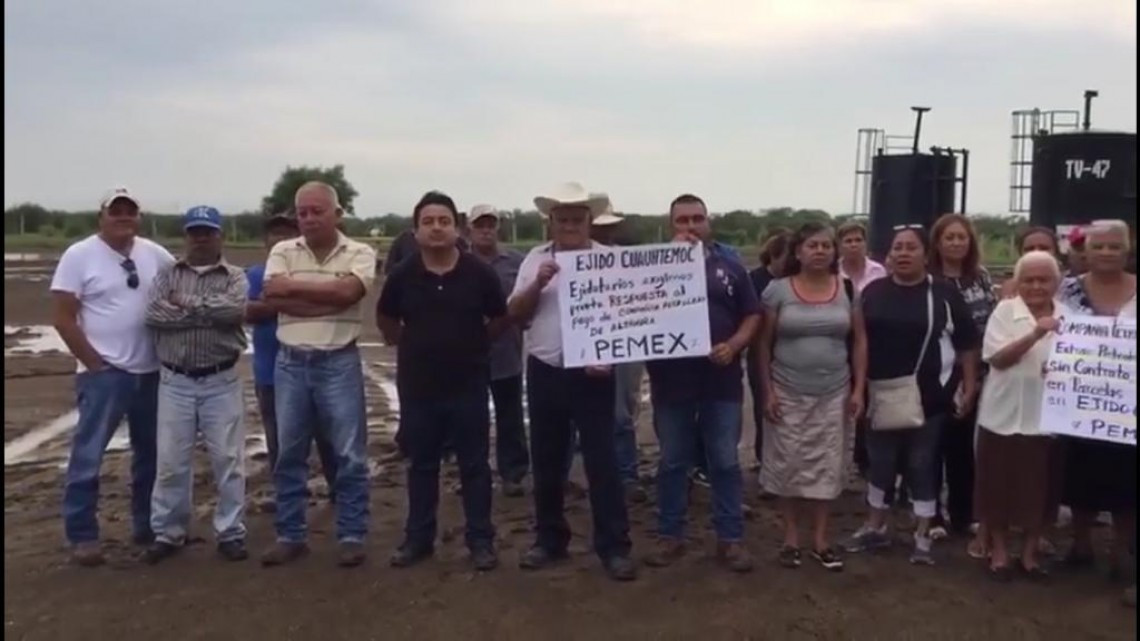 Lamentan Autoridades conflicto entre ejidatarios y empresa petrolera 
