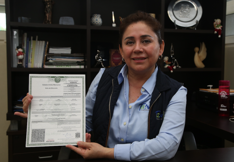 Tamaulipas entregará actas de nacimiento en braille