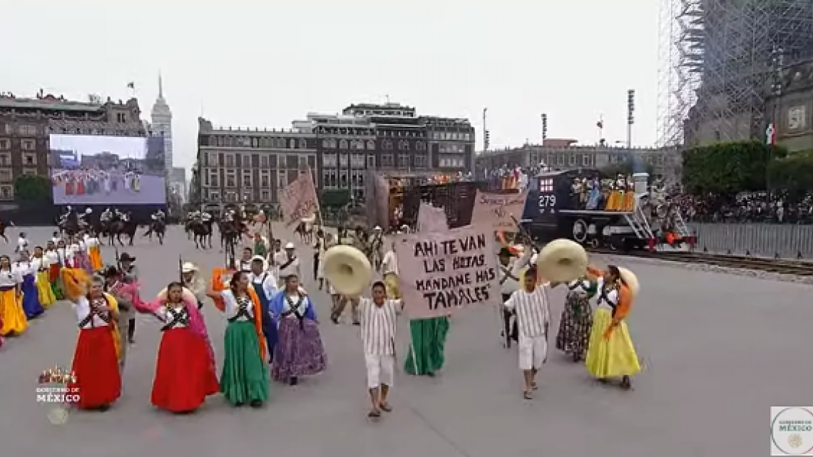 Asi se vive el desfile cívico militar por el 112 aniversario de la Revolución Mexicana 
