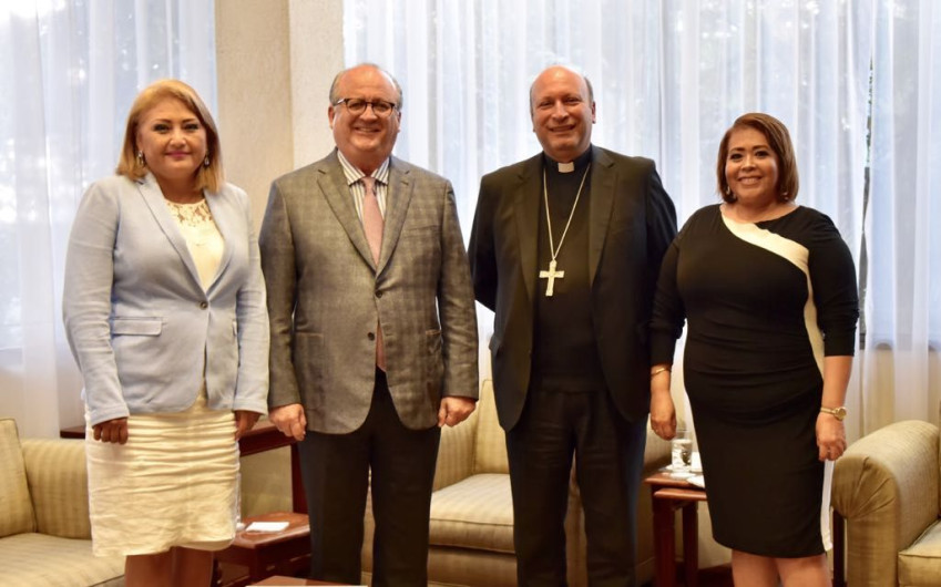 Franco Coppola se reúne con los tres poderes de Morelos 