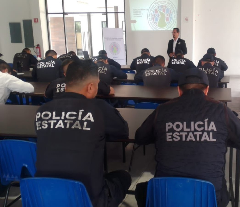 SSPT y CODHET continúan capacitando a la Guardia Estatal en materia de Derechos Humanos 