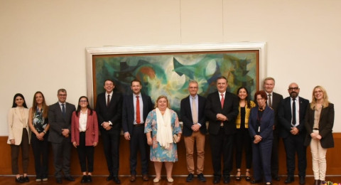 Recibe Marcelo Ebrard a Eurodiputados en México para analizar relación bilateral y migraciones