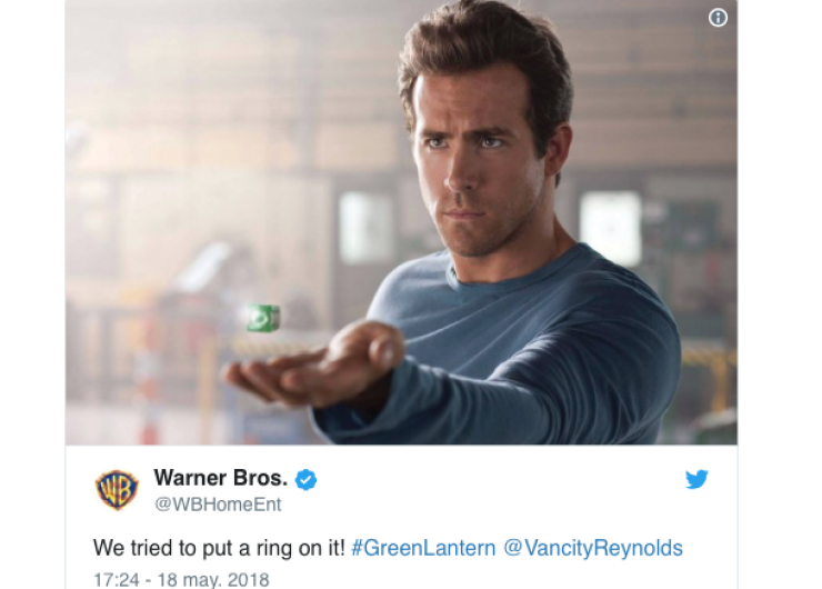 Piden anillo de “Linterna verde” a Ryan Rreynolds