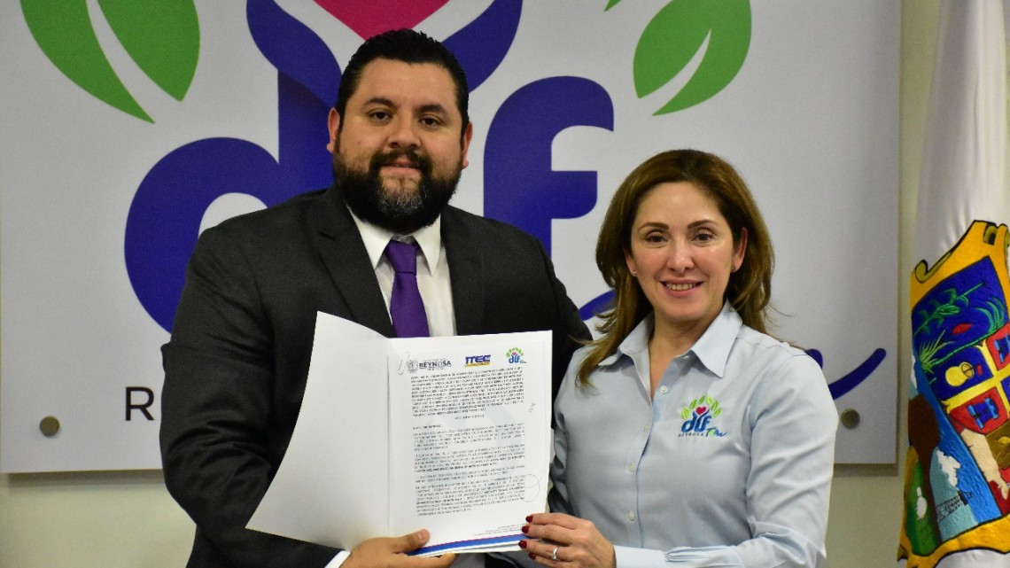 Firma DIF Reynosa convenio con universidades