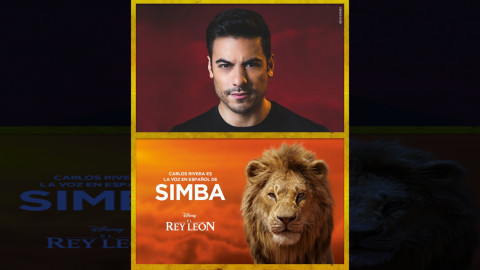 Carlos Rivera será la voz en español de 'Simba'