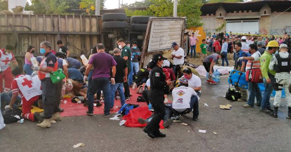Rescatan a 82 migrantes en Chiapas