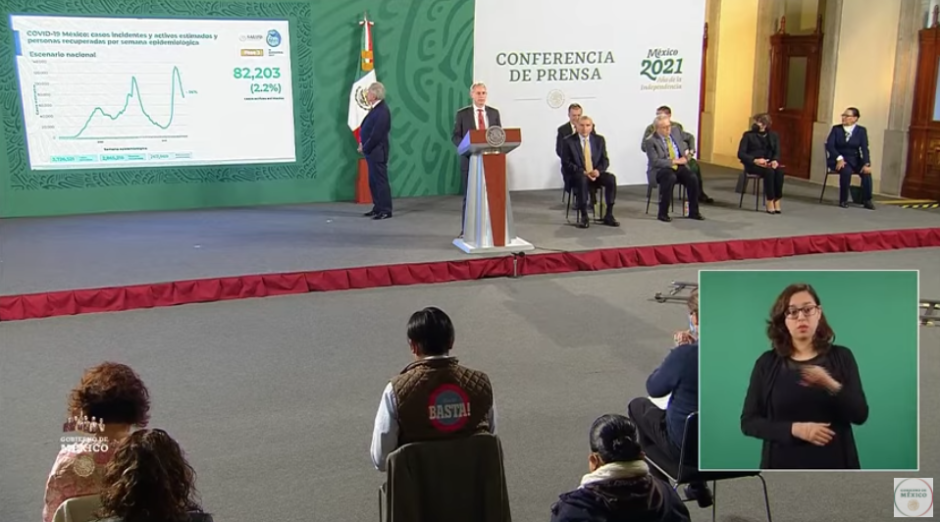 Casos de COVID-19 van a la baja en los 32 estados del país: Gatell 