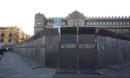 Colocan vallas en CDMX ante marchas por 8M