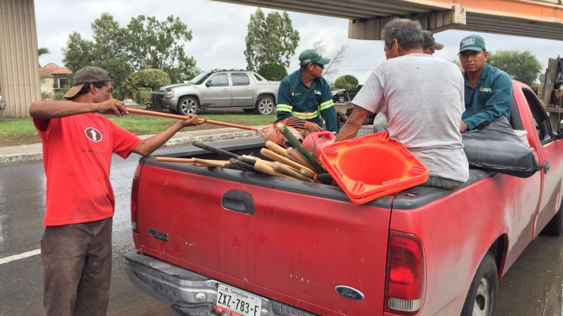 Instalan nueve bombas hidroflow para desaguar Matamoros