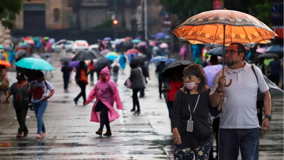 Canales de baja presión provocarán lluvias en gran parte de México