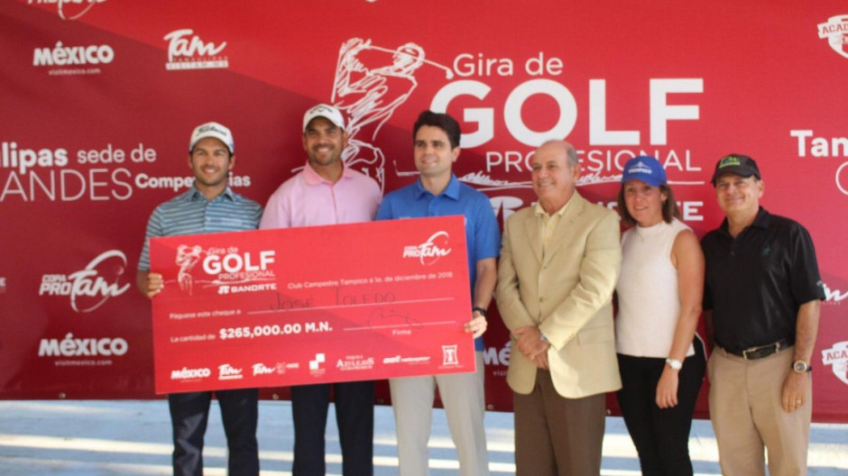 Toledo se proclama campeón del Tour Internacional de Golf Copa Pro Tam