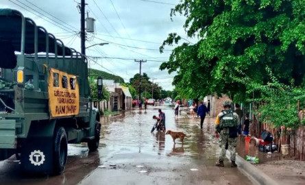 Sedena activa el Plan DN-III en Sinaloa por afectaciones de la tormenta tropical “Lorena”