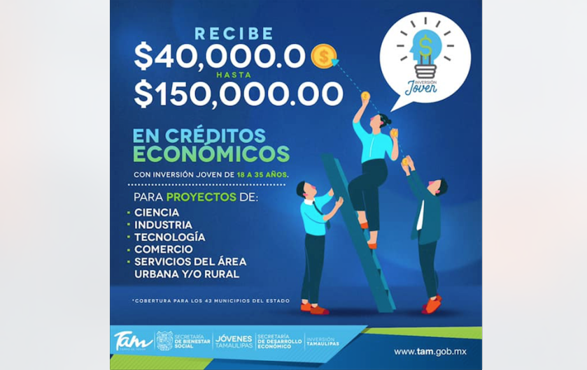 Gobierno del estado lanza convocatoria Inversión Joven