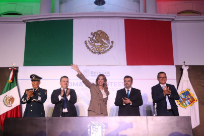 Realiza Maki Ortiz toma de  protesta 