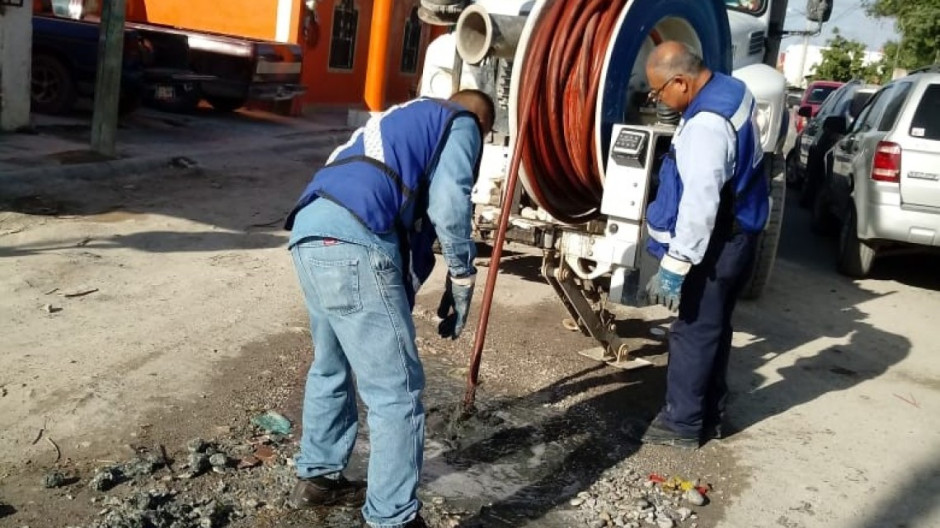 Saneamiento de líneas generales en Villa Diamante, Campestre y LP